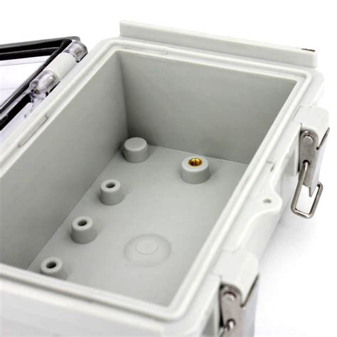 hinged lid electrical box|clear box with hinged lid.